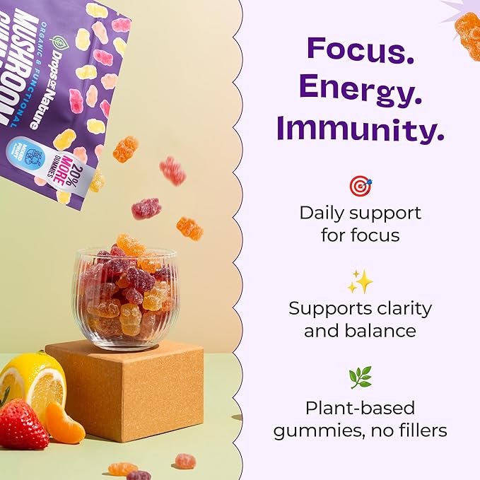 Wellafor™ Mushroom Ashwagandha Gummies